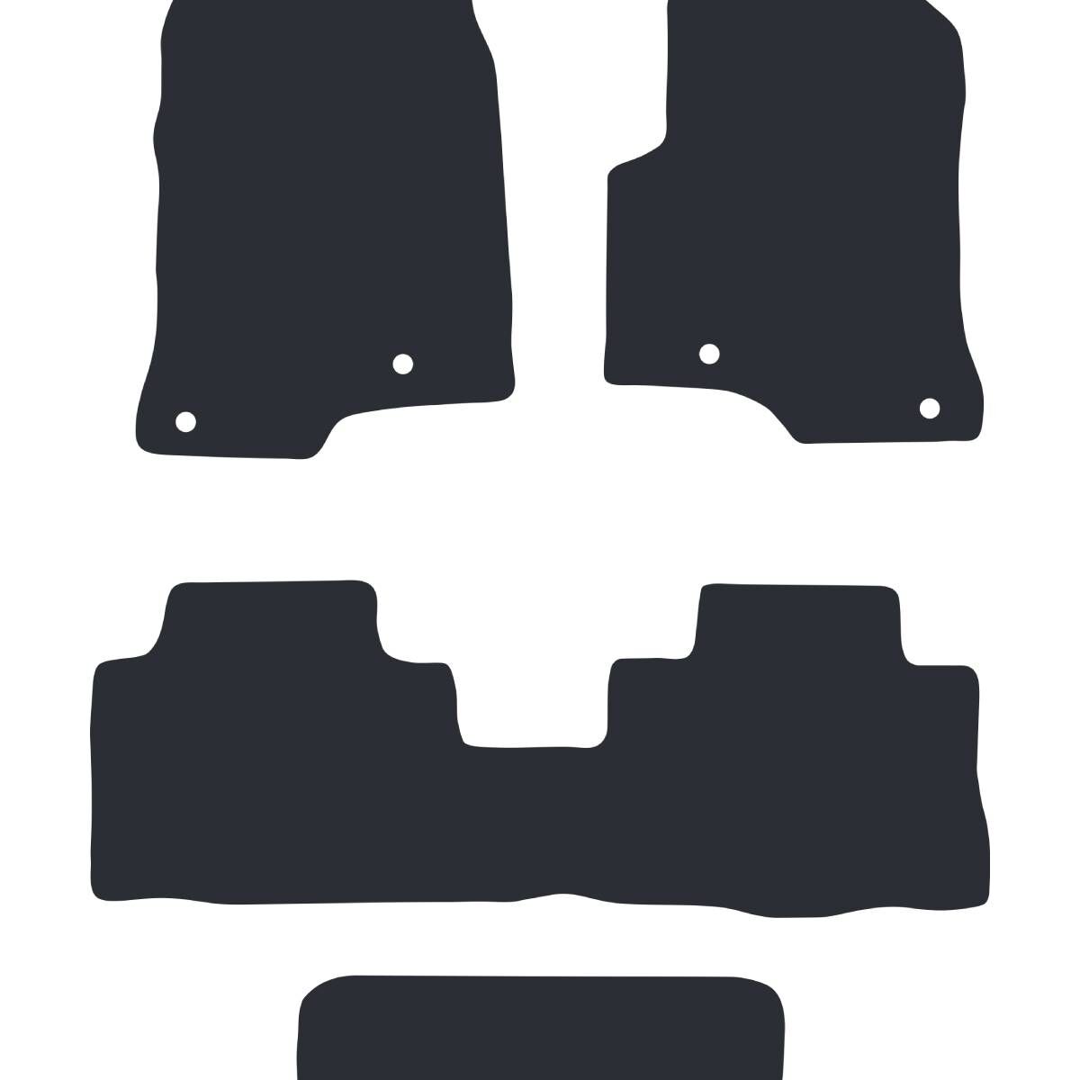 EXECUTIVE RUBBER CAR MATS FOR HOLDEN CAPTIVA (CG 7 SEAT SERIES 2) 2011-2016, , scaau_hi-res
