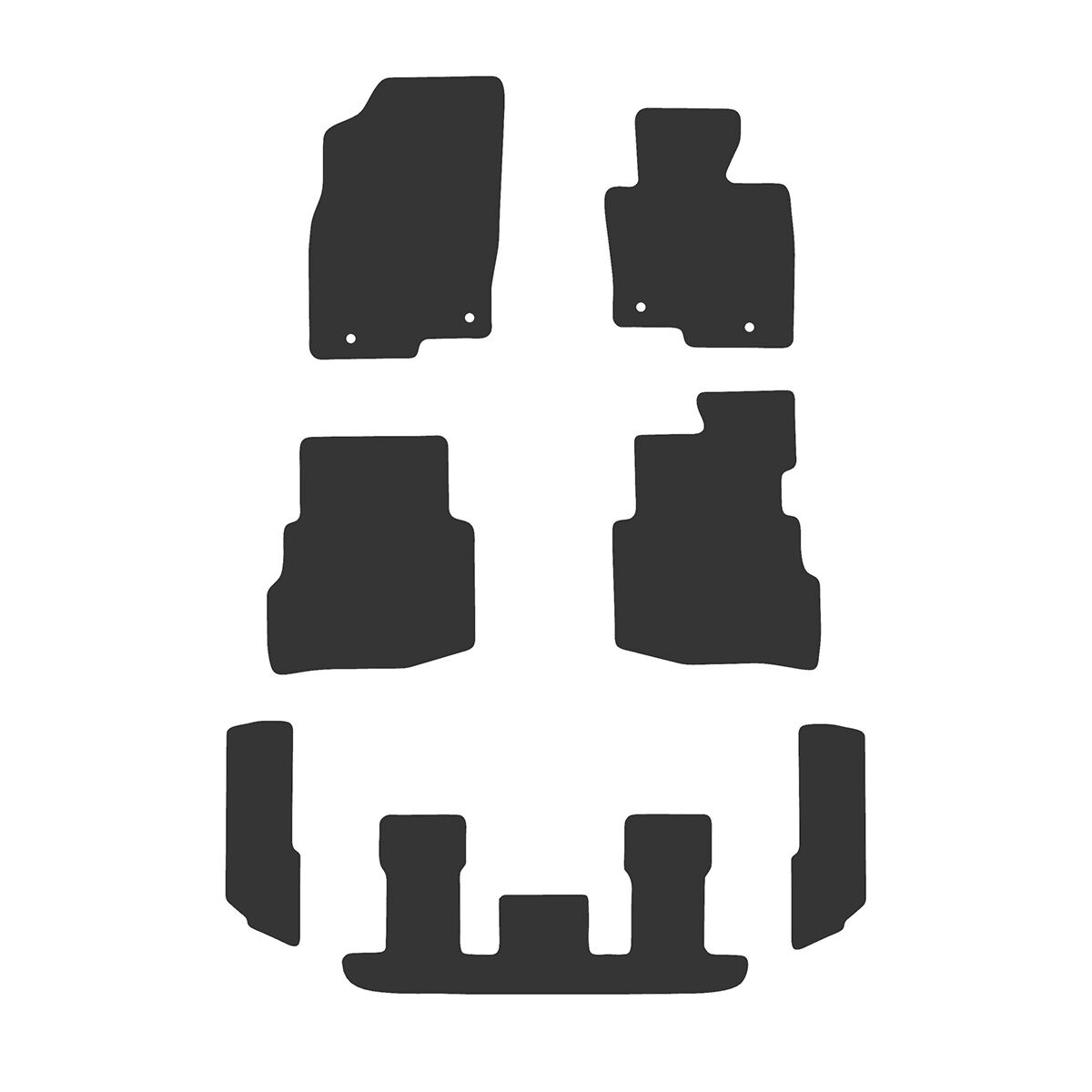 EXECUTIVE RUBBER CAR MATS FOR MAZDA CX-8 (1ST GEN 6 SEAT) 2018 ONWARDS, , scaau_hi-res