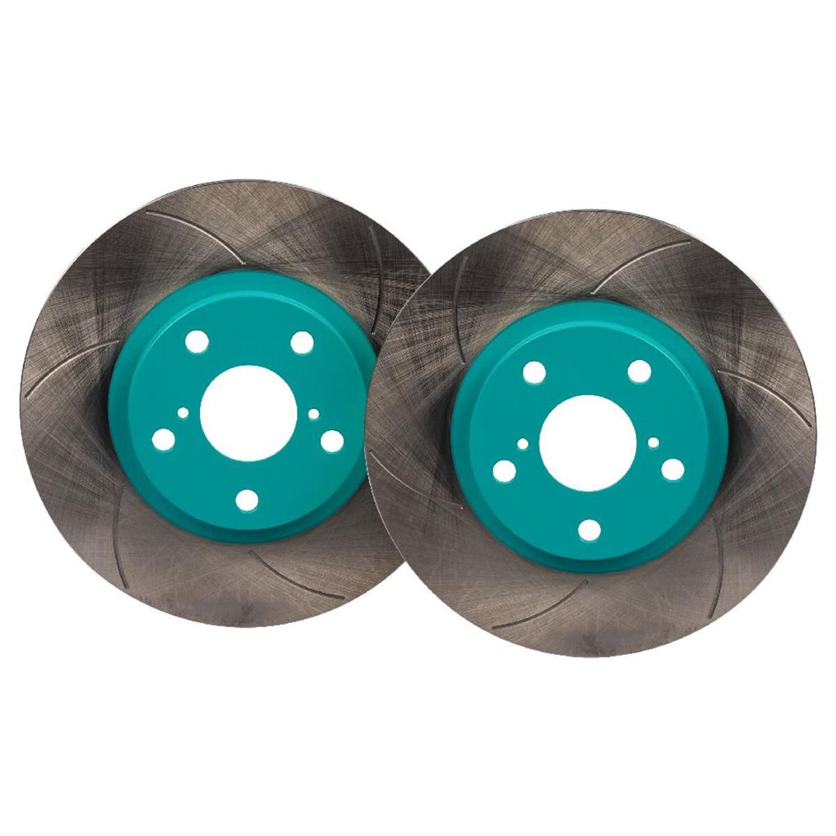 PROJECT MU BRAKE ROTORS PAIR SCR PURE PLUS6 GREEN 296X32MM, , scaau_hi-res