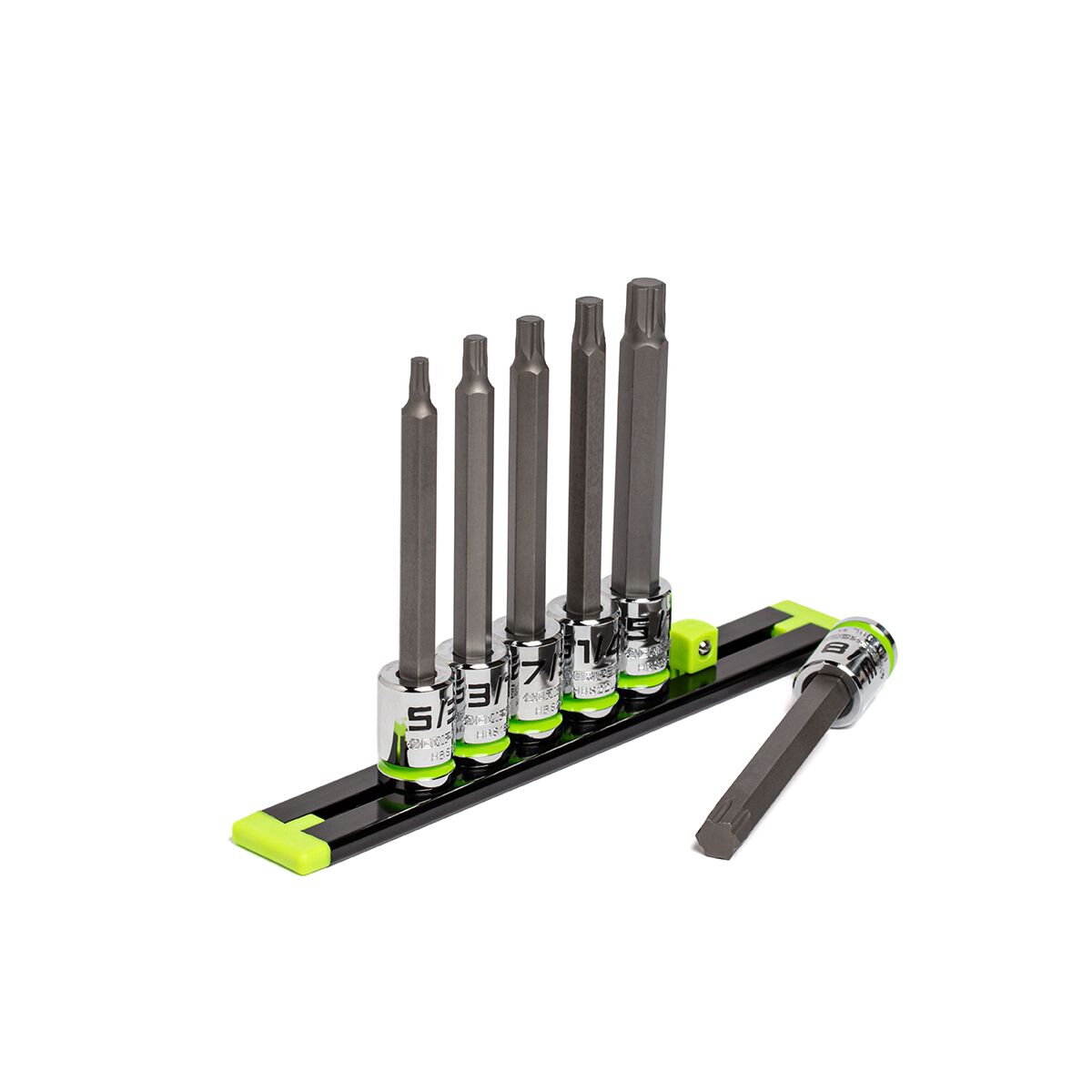 GRIPEDGE 3/8DR LONG SAE HEX DR SET 6PC, , scaau_hi-res