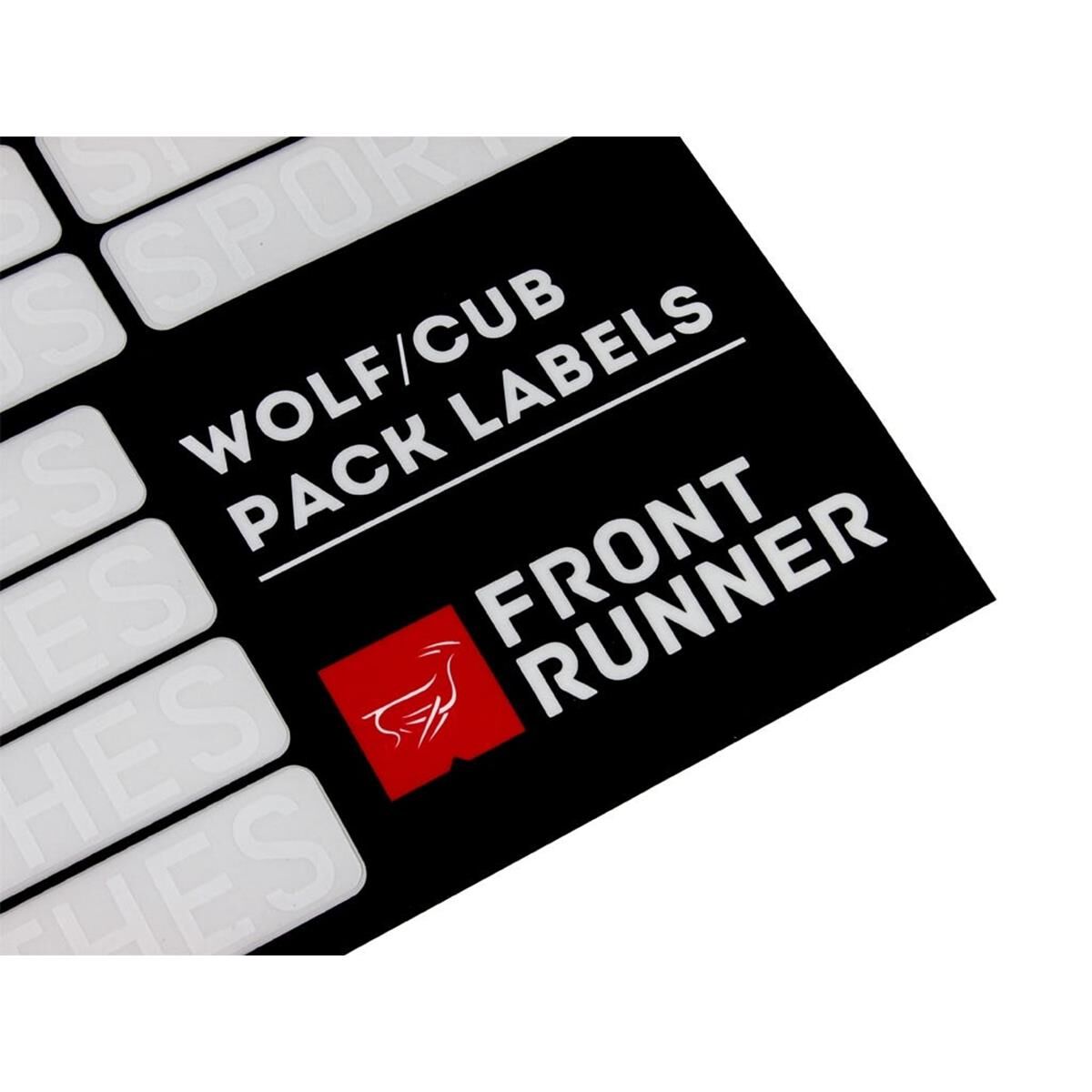 FRONT RUNNER WOLF/CUB PACK CAMPSITE ORGANIZING LABELS, , scaau_hi-res