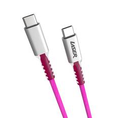 LASER USB-C CABLE RAINBOW 60W 1M – FAST CHARGING, DATA SYNC, NYLON BRAIDED, DURABLE, , scaau_hi-res