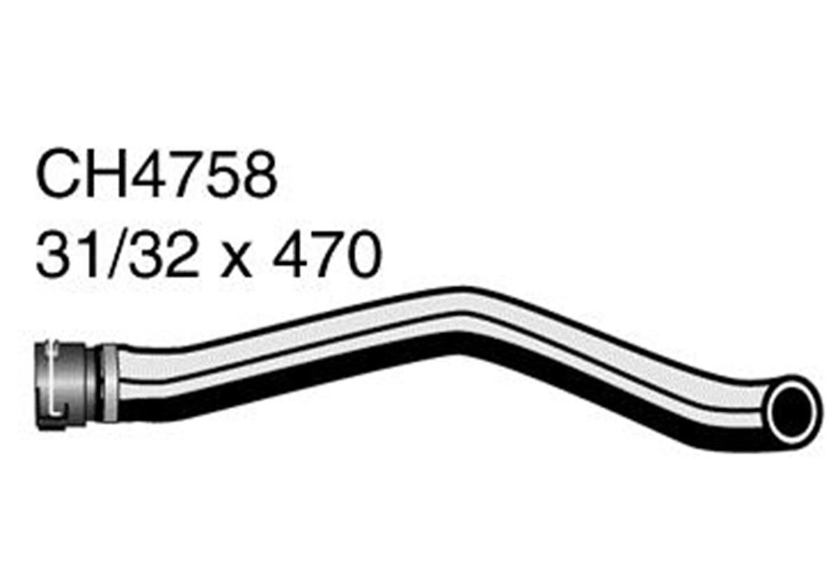 Radiator Upper Hose  - FORD FIESTA WP, WQ - 1.6L I4  PETROL - Manual & Auto, , scaau_hi-res