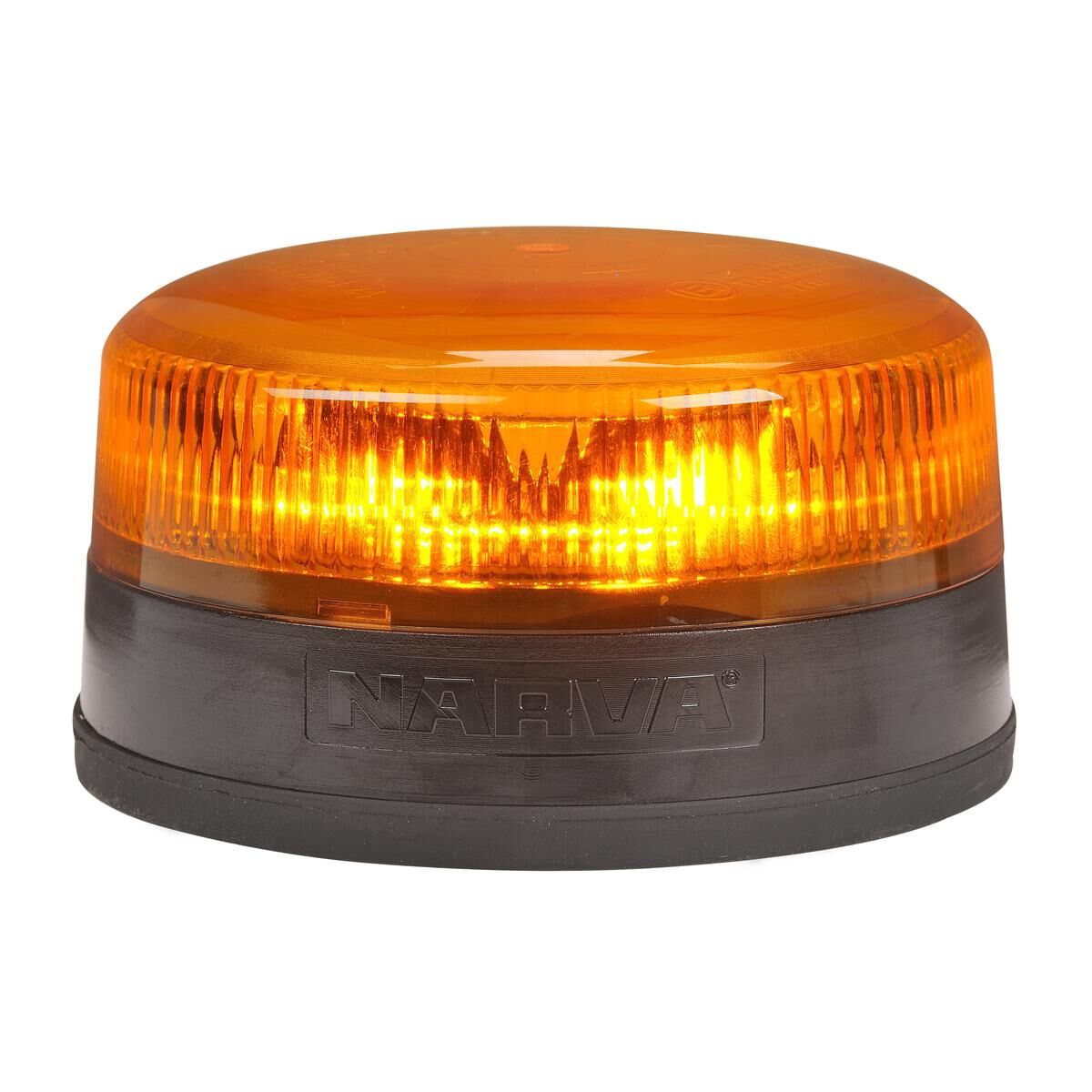 Narva 9-33V Low Profile Eurotech II LED Strobe Rotator (Amber) - Magnetic Base, , scaau_hi-res