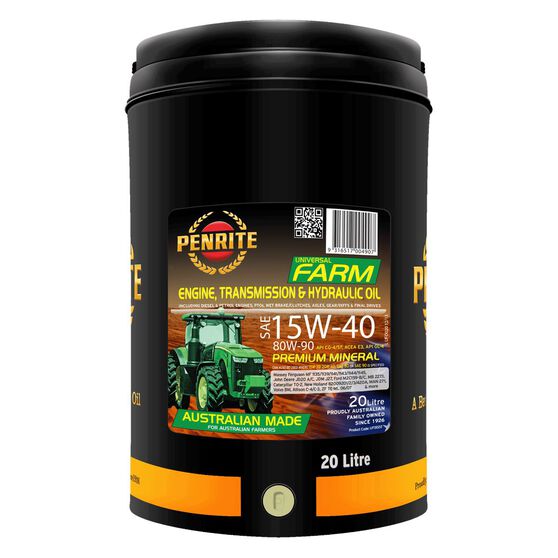 Penrite Universal Farm Oil Stou 15w 40 20 Litre Supercheap Auto