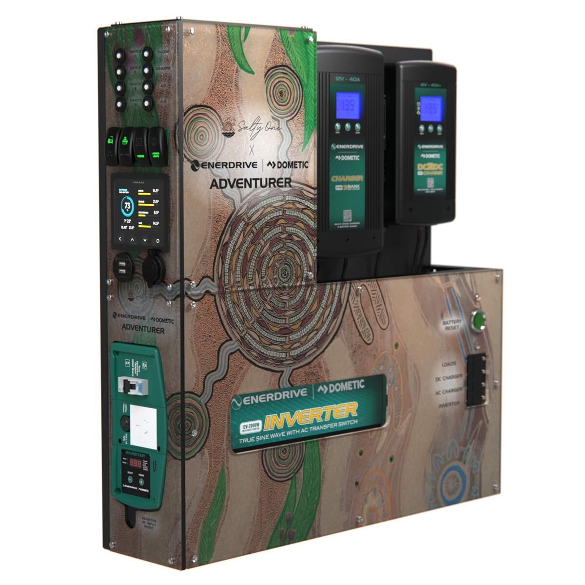 ADVENTURER POWER SYSTEM WITH SIMARINE & INDIVIDUAL LOAD MONITORING - RIGHT MOUNT, , scaau_hi-res