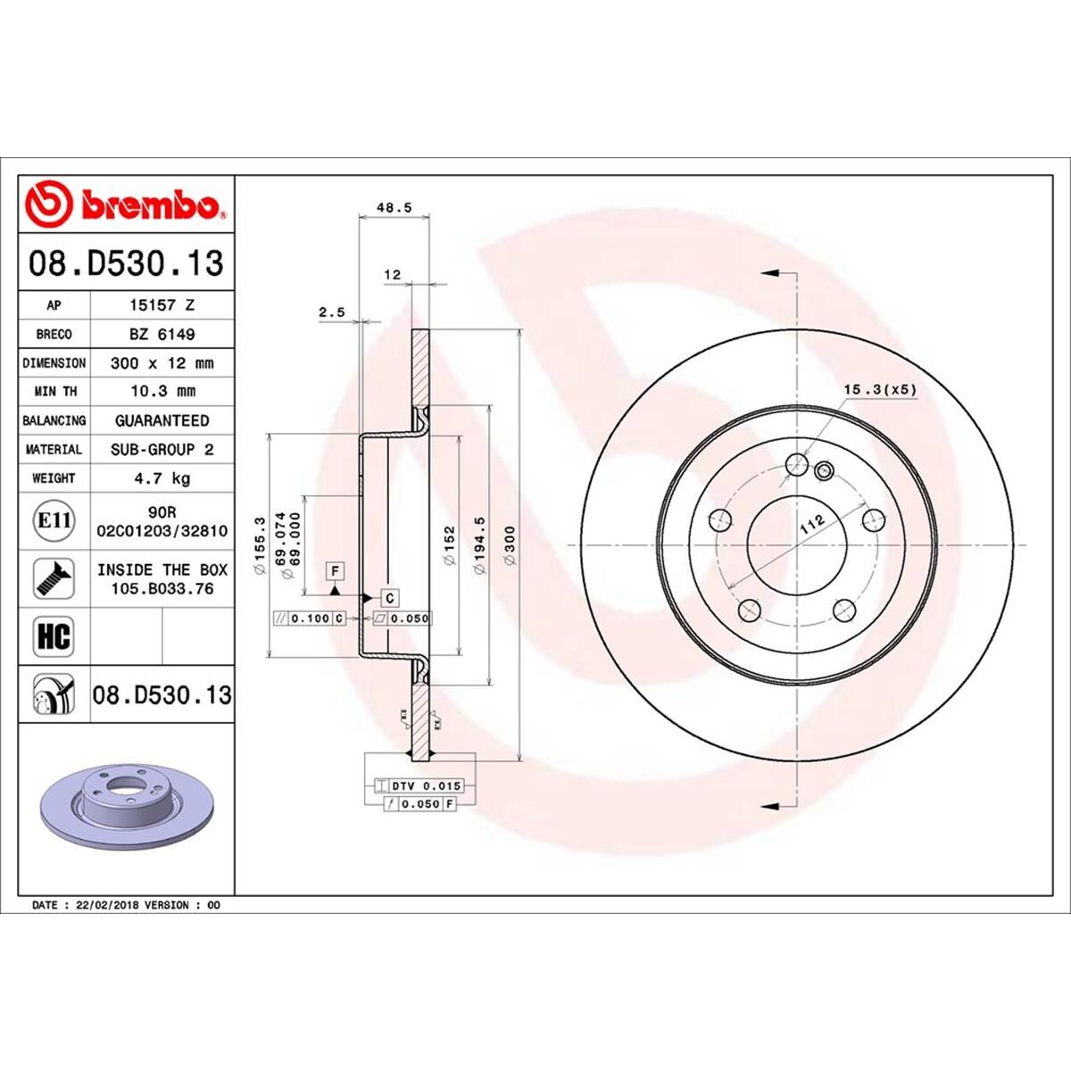 BREMBO DISC ROTOR, , scaau_hi-res