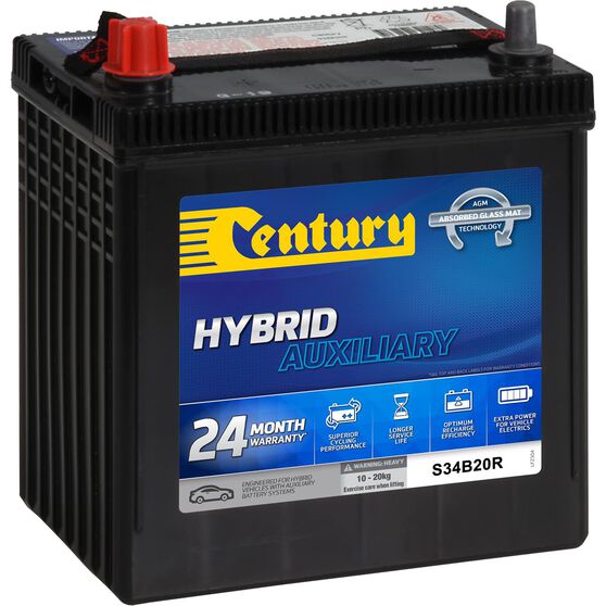 Century Hybrid Auxilary Battery S34B20R Supercheap Auto