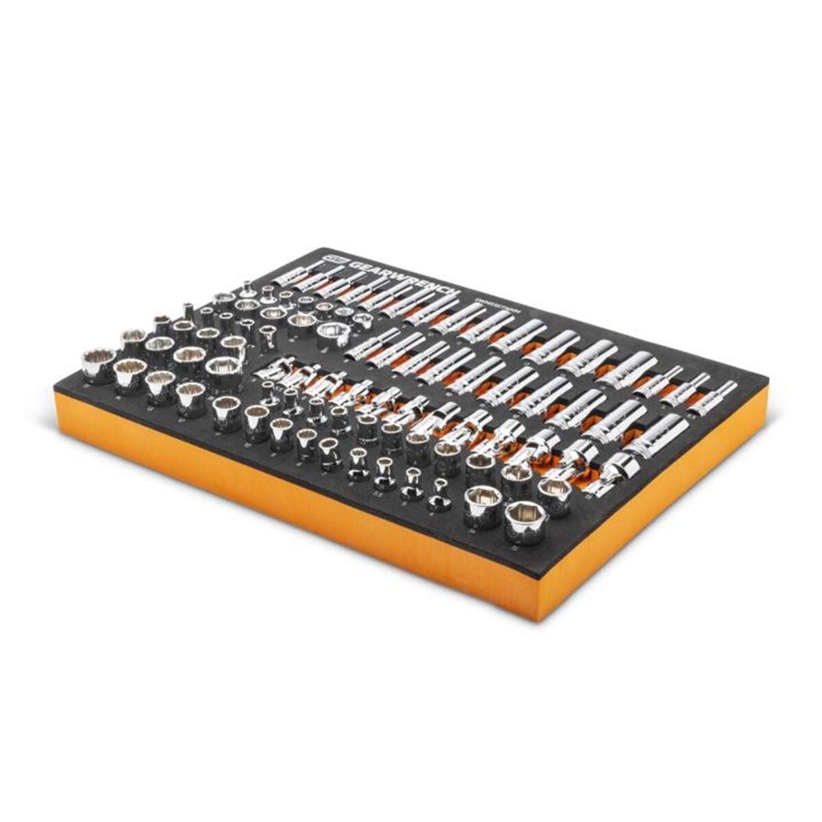 89 PIECE 1/4&rdquo; DRIVE MASTER METRIC SOCKET SET IN FOAM STORAGE TRAY, , scaau_hi-res