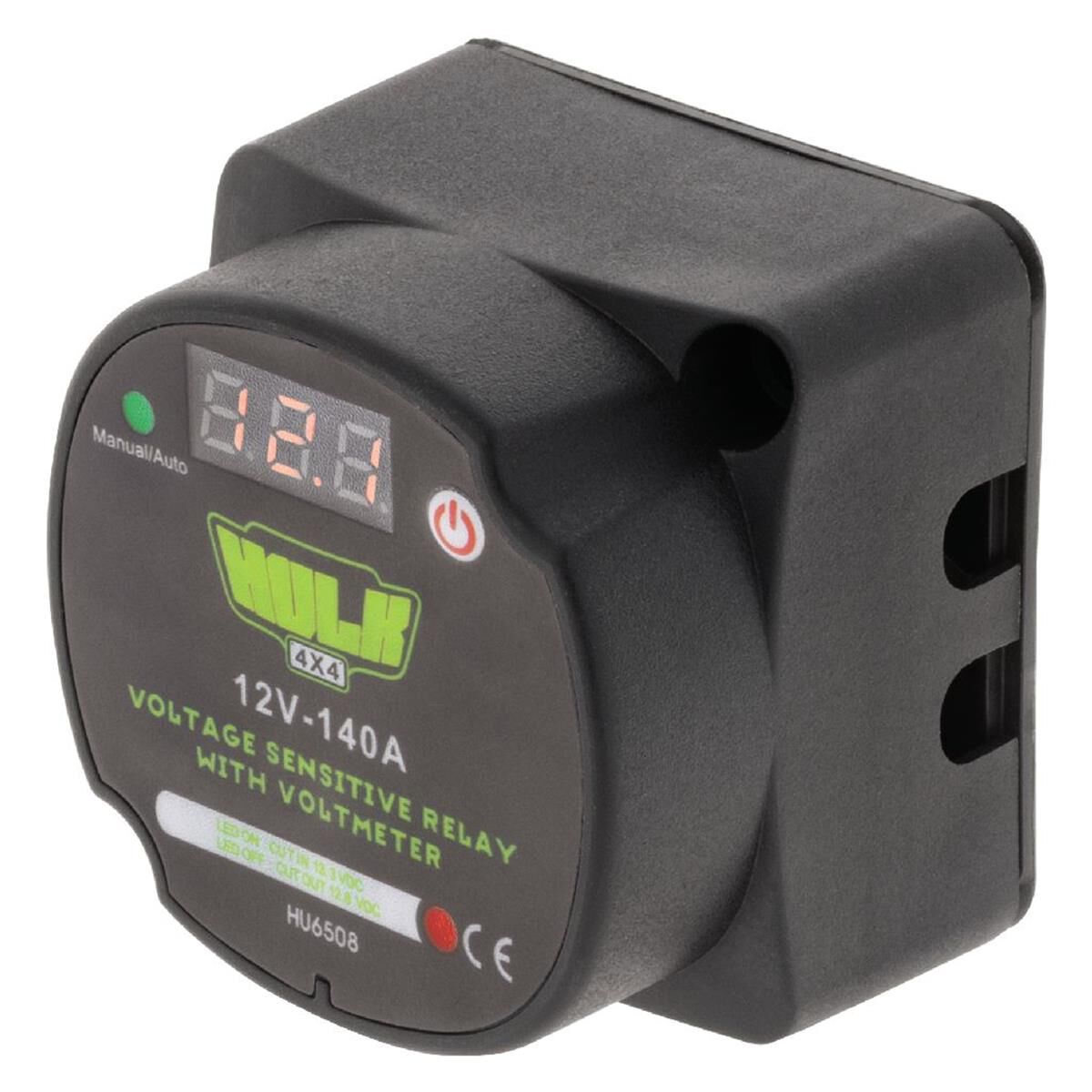 VSR & VOLTMETER 140AMP 12V CUT IN 13.3V CUT OUT 12.8V, , scaau_hi-res