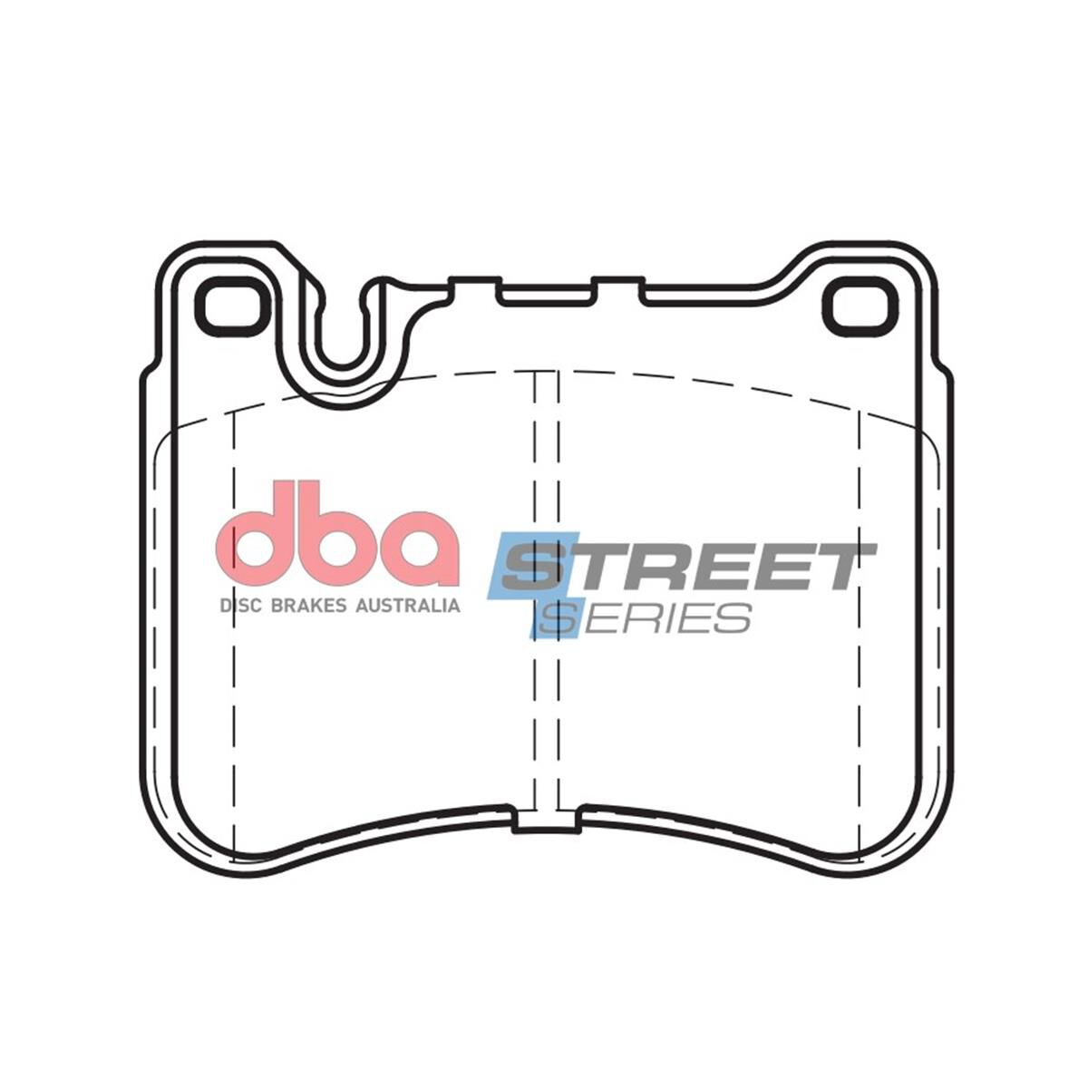 DBA SS STREET SERIES BRAKE PADS [ Jaguar / Mercedes 2001 - 2008 F ], , scaau_hi-res