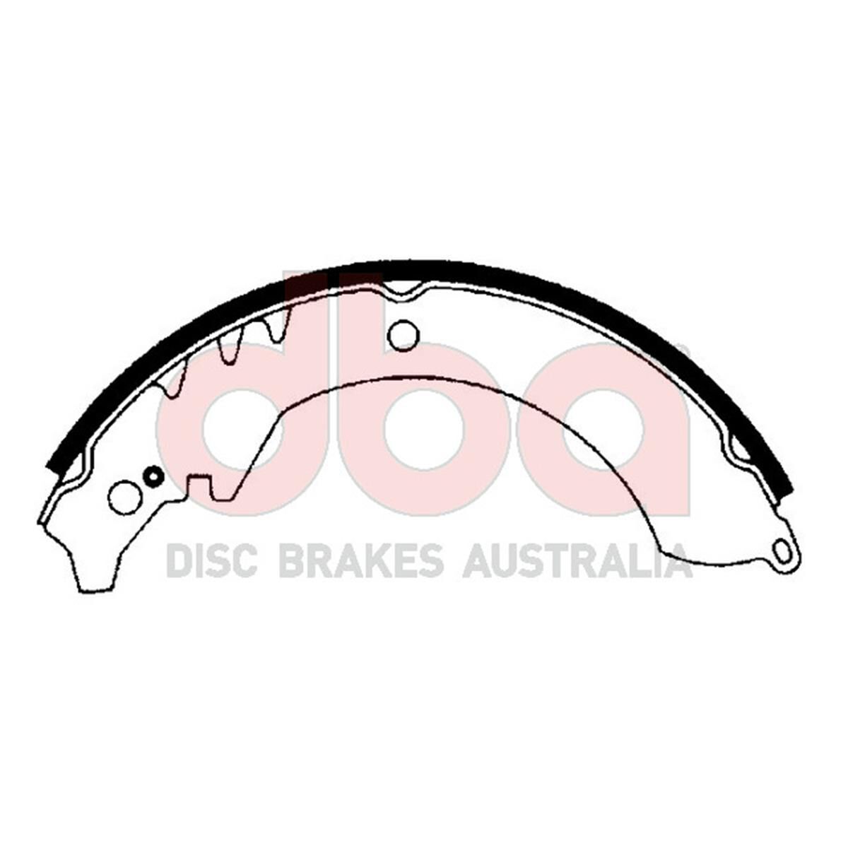 Street Series Brake Shoes [Daihatsu Feroza/Rocky 1984-98 254mm], , scaau_hi-res