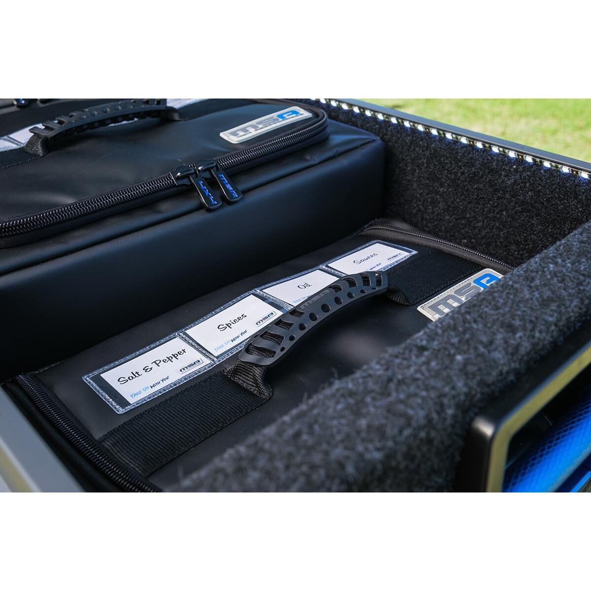 EXPLORER STORAGE BAG SMALL 100H X 220D X 410W BLACK, , scaau_hi-res