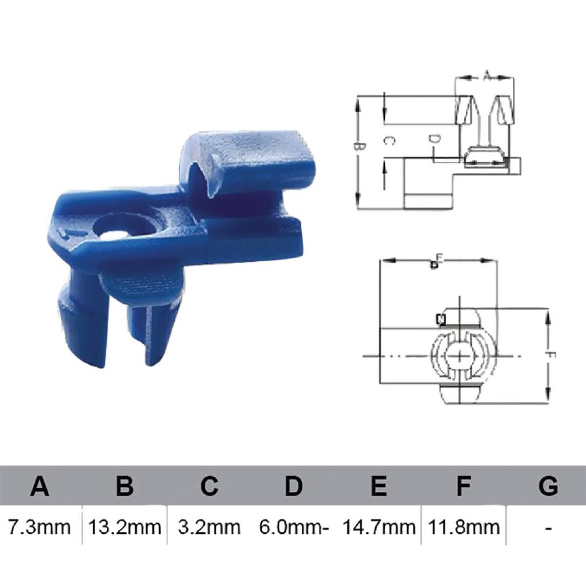 PKT 10 DOOR LOCK CLIP, , scaau_hi-res