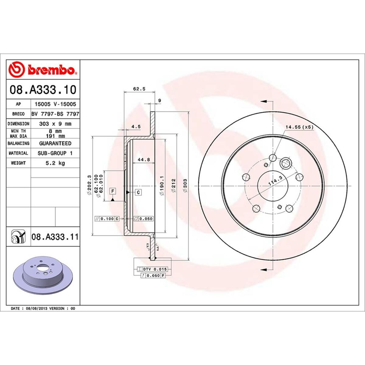 BREMBO DISC ROTOR, , scaau_hi-res