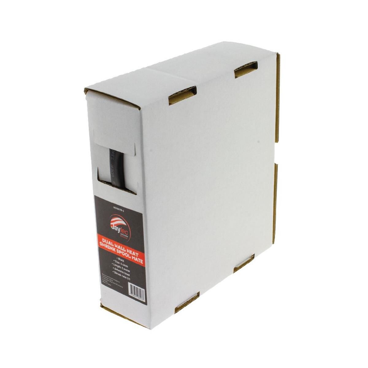 DUAL WALL HEAT SHRINK SPOOL MATE 12.7mm x 1.22mt BLACK - CABLE ASSEMBLIES & ACC., , scaau_hi-res