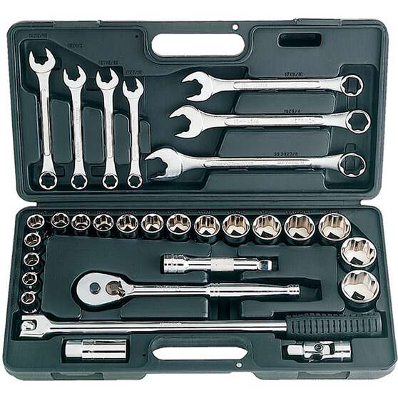 METRINCH 1/2IN DR SKT & SPANNER SET 30PC, , scaau_hi-res