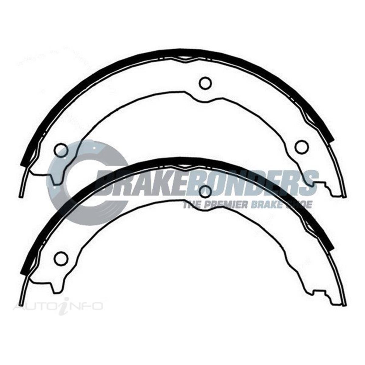 Brake Shoes - Hummer Parking Brake 210mm, , scaau_hi-res