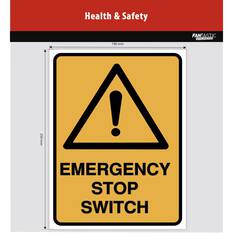 EMERGENCY STOP SWITCH SIGN 25CM, , scaau_hi-res