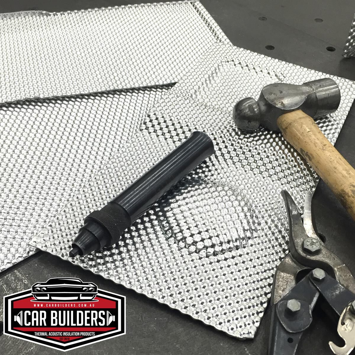 EMBOSSED HEAT SHIELD 500MM X 700MM, , scaau_hi-res