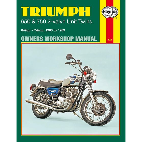 TRIUMPH 650 & 750 2-VALVE UNIT TWINS 1963 - 1983, , scaau_hi-res