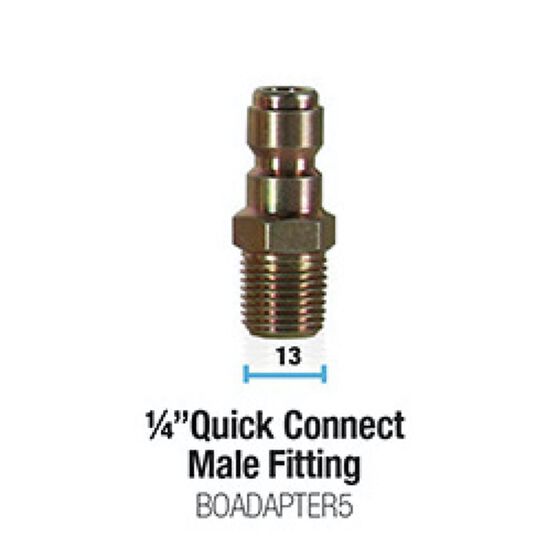 1⁄4” Quick connect male fitting Adapter, , scaau_hi-res