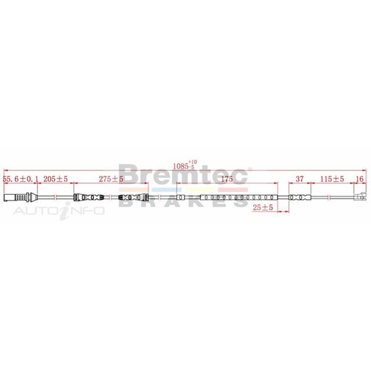 EUROLINE BRAKE WEAR SENSOR, , scaau_hi-res