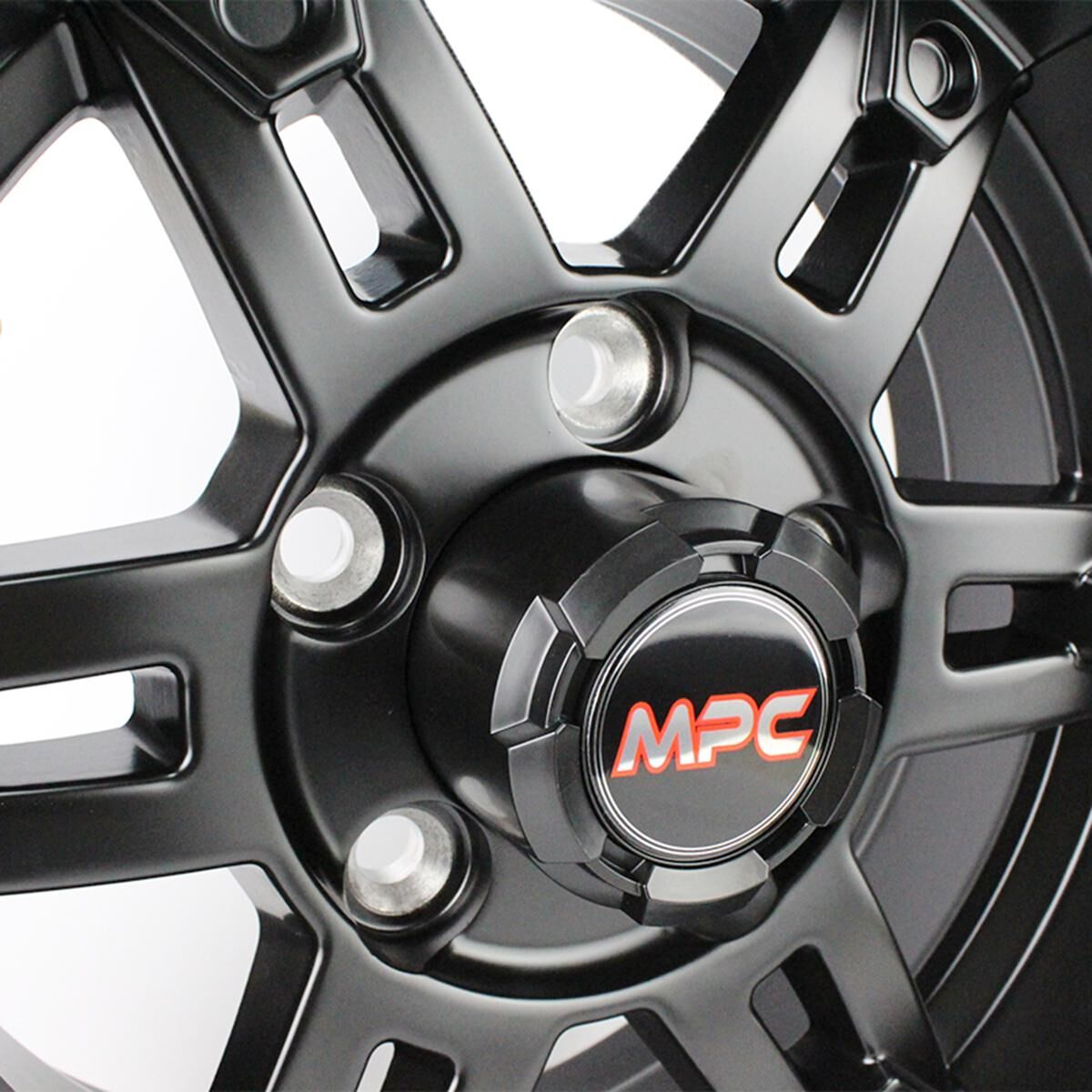 Sunrise 14 x 6" Ford Aluminum Alloy Mag Trailer Rim MPC Devil Satin Black 5x114.3, , scaau_hi-res