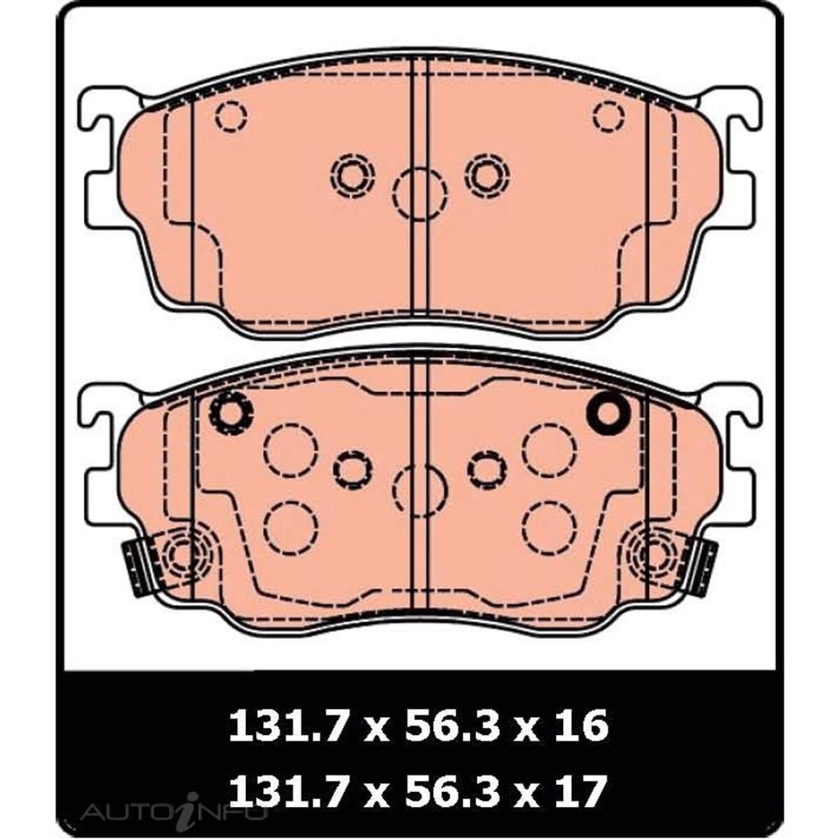 DB1412R MAXDA 626 1999 -ON REAR, , scaau_hi-res