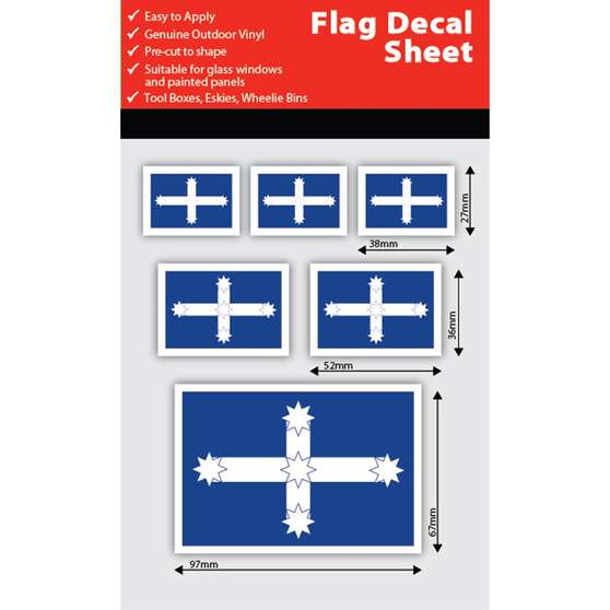 EUREKA FLAG DECALS SHEET, , scaau_hi-res