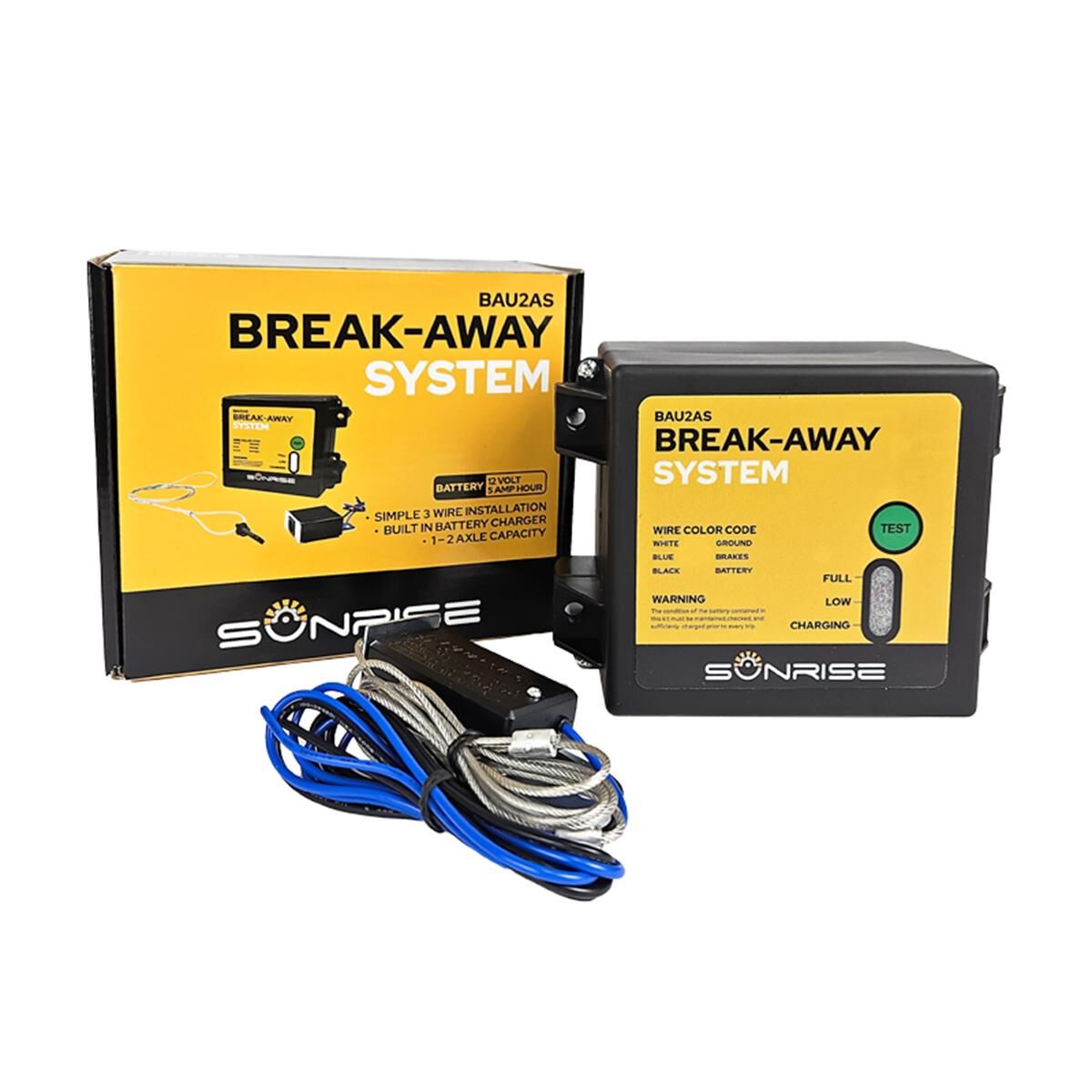 Sunrise Break Away Unit 2 Axle with Switch, , scaau_hi-res
