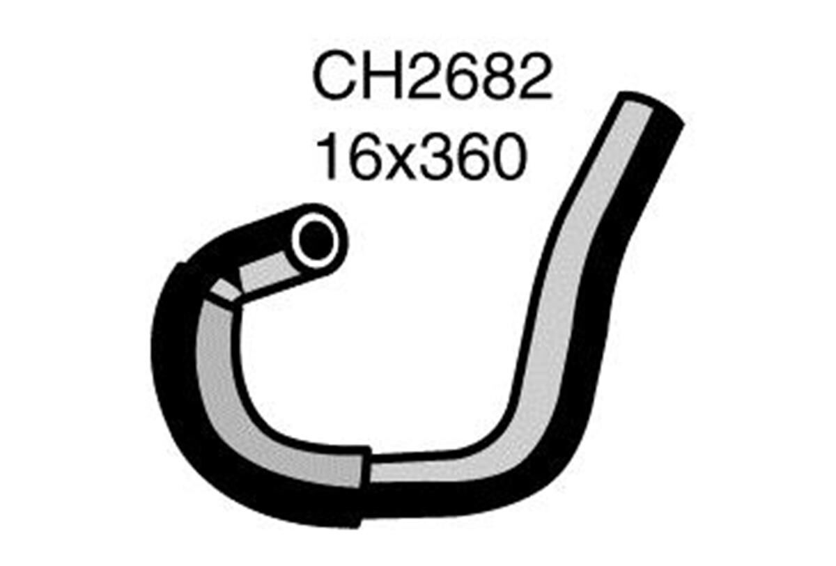 Heater Hose  - TOYOTA HILUX RZN149R - 2.7L I4  PETROL - Manual & Auto, , scaau_hi-res
