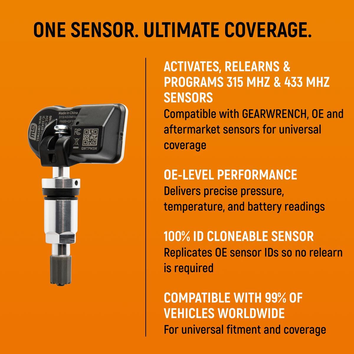 UNIVERSAL PROGRAMMABLE METAL TPMS SENSOR - 4 PACK, , scaau_hi-res
