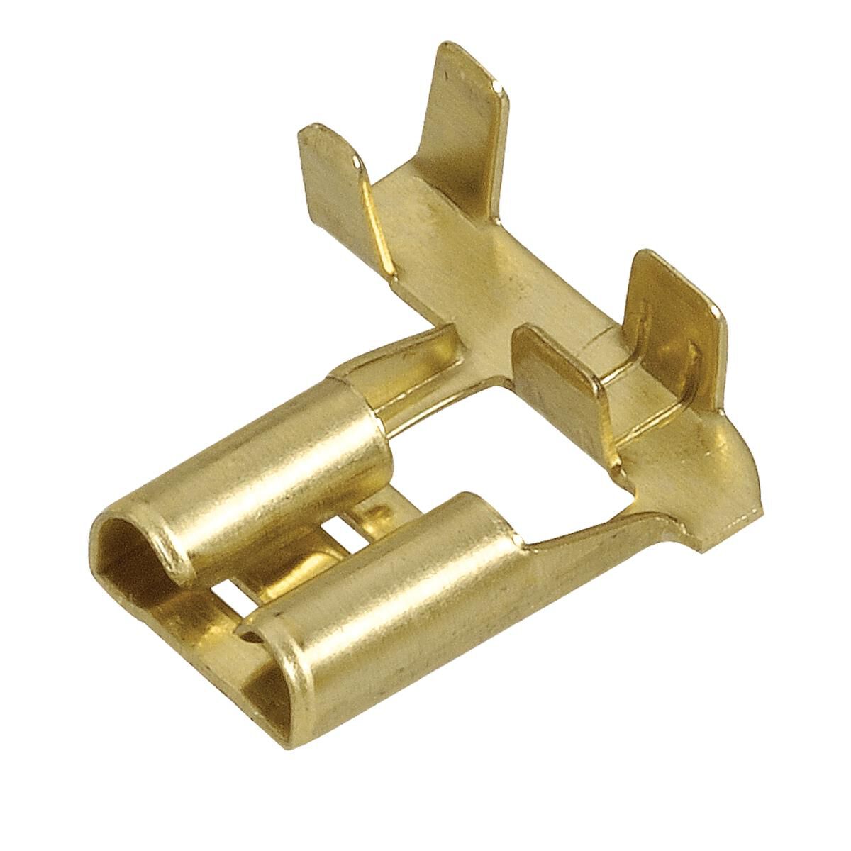 NON INS BRASS QC FLAG 6.3X2.1, , scaau_hi-res