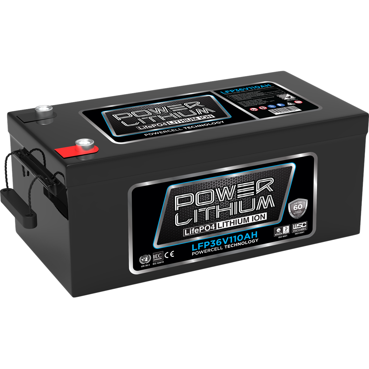 POWERCRANK DEEP CYCLE LITHIUM BATTERY 36V 110AH, , scaau_hi-res