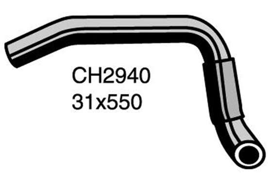 Radiator Lower Hose  - MITSUBISHI PAJERO IO QA - 1.8L I4  PETROL - Manual & Auto, , scaau_hi-res