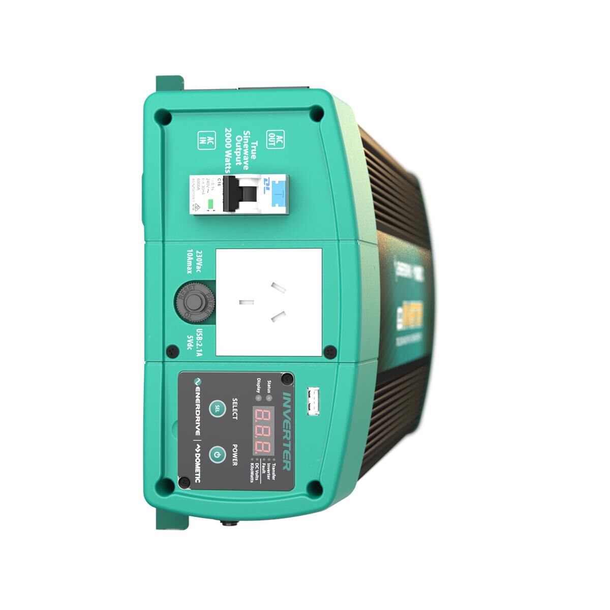 2600W 12VTRUE SINE WAVE INVERTER WITH AC TRANSFER & SAFETY SWITCH, , scaau_hi-res