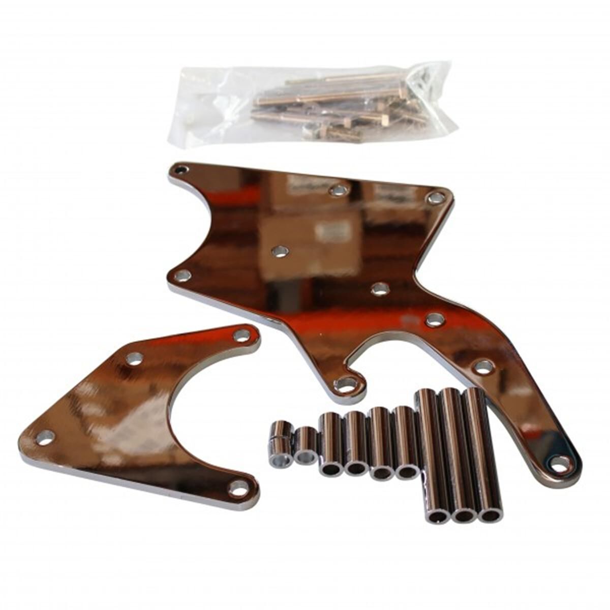 TFI Racing Chrome Power Steering Relocation Bracket Kit to suit LS ...