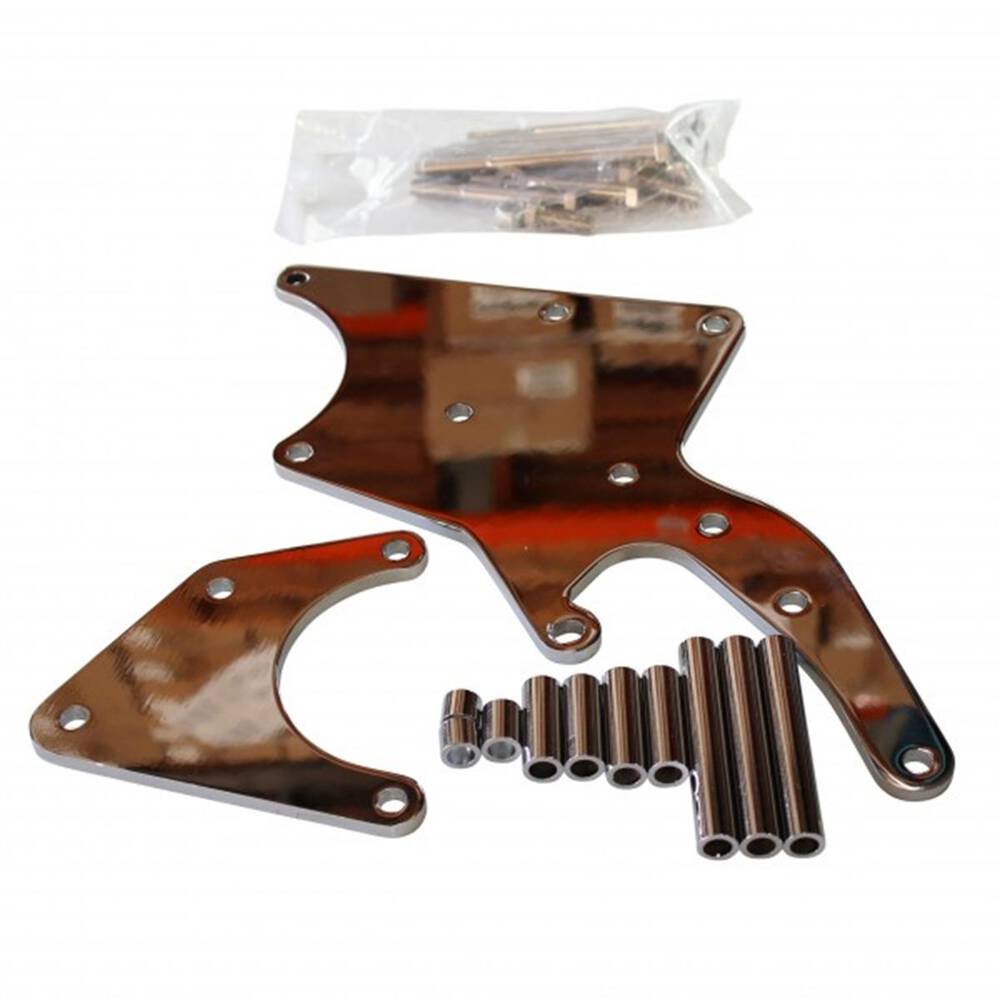 TFI Racing Chrome Power Steering Relocation Bracket Kit to suit LS ...