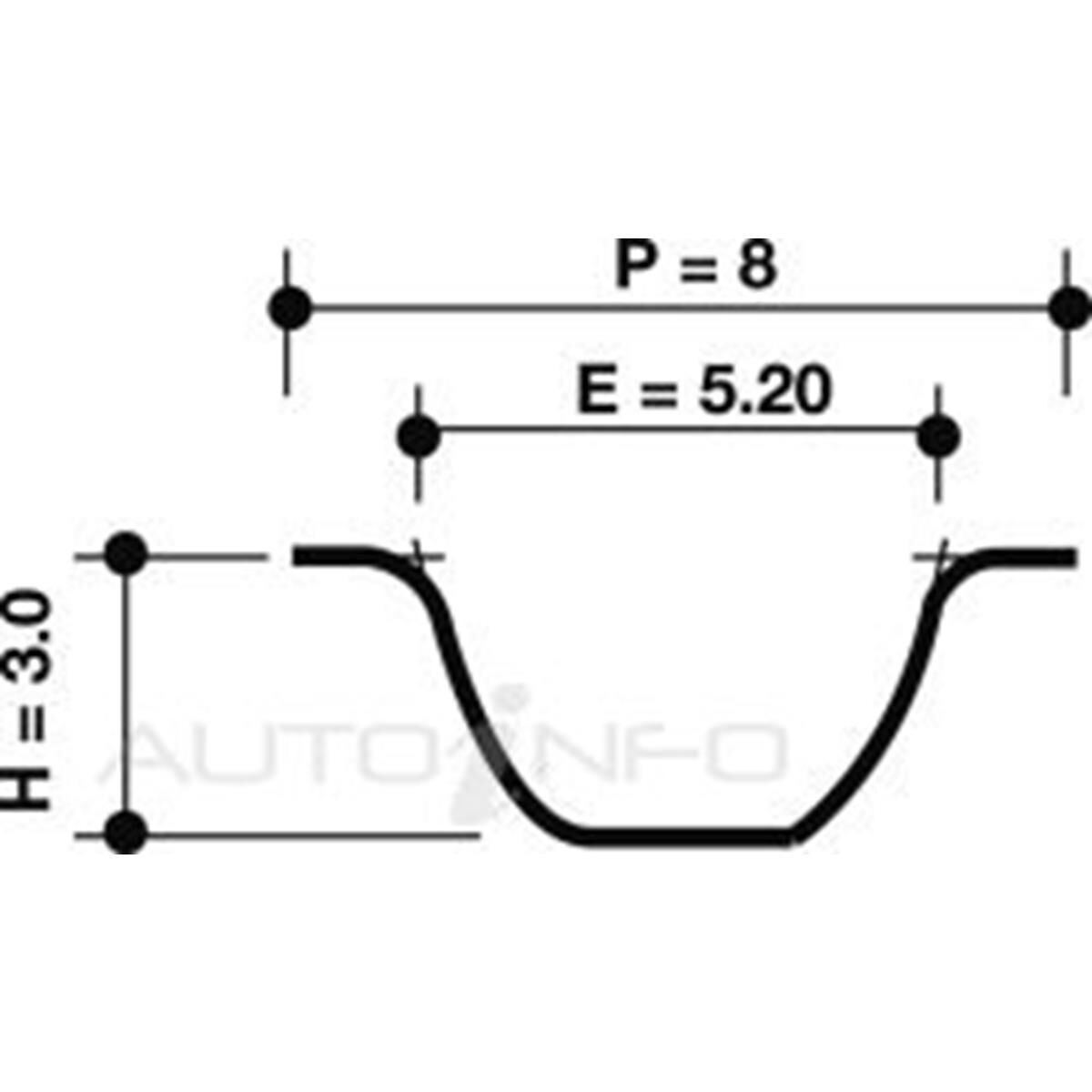 TIMING BELT 253STP8M300H T297, , scaau_hi-res