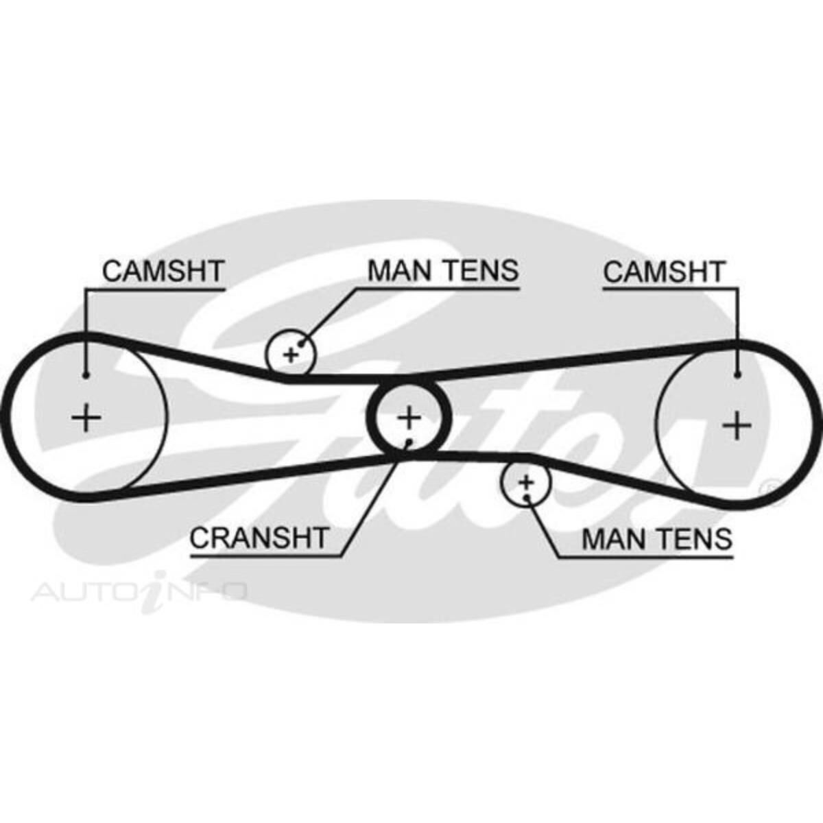 Gates t275 sales timing belt