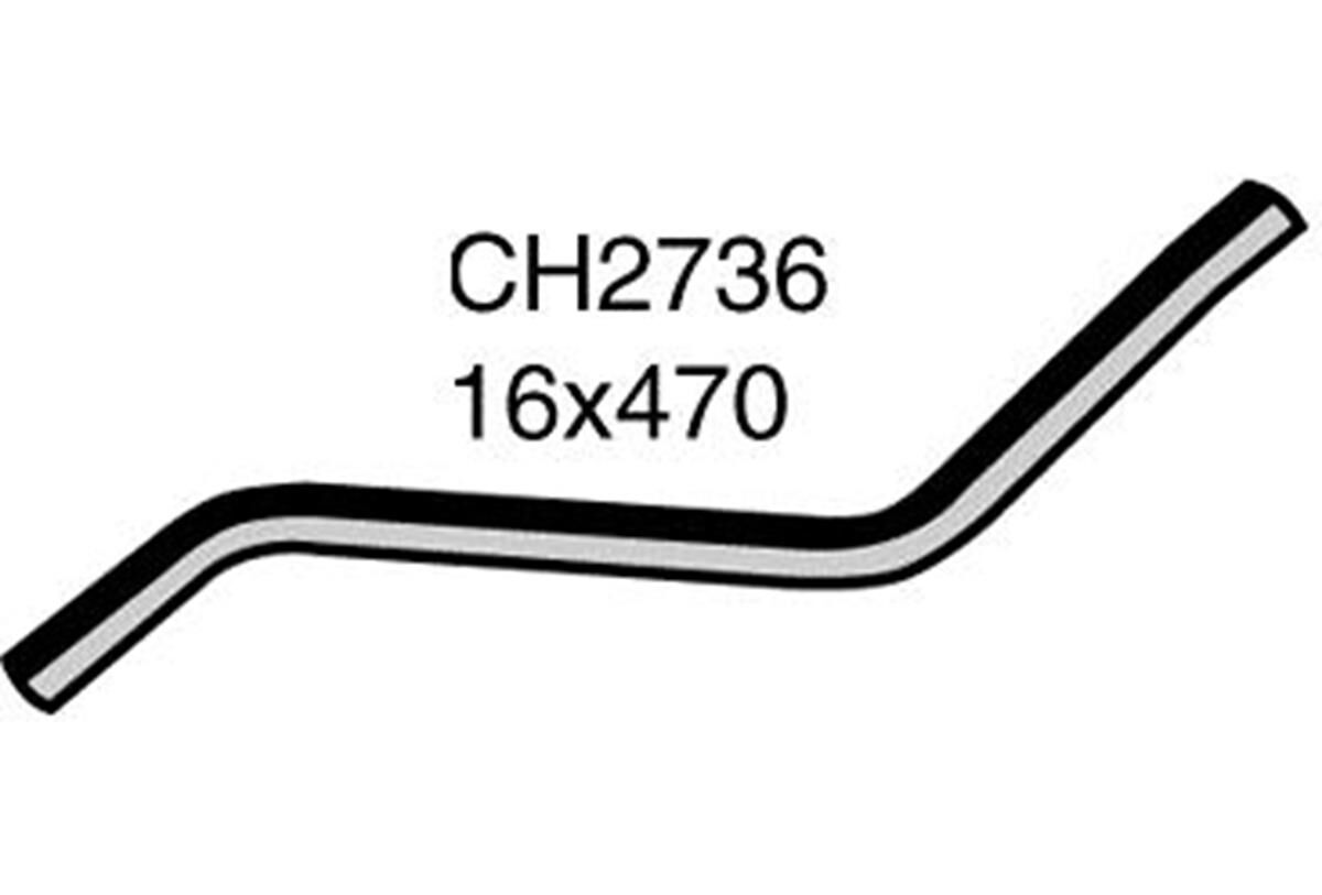 Heater Hose  - MITSUBISHI MAGNA TP - 2.6L I4  PETROL - Manual, , scaau_hi-res