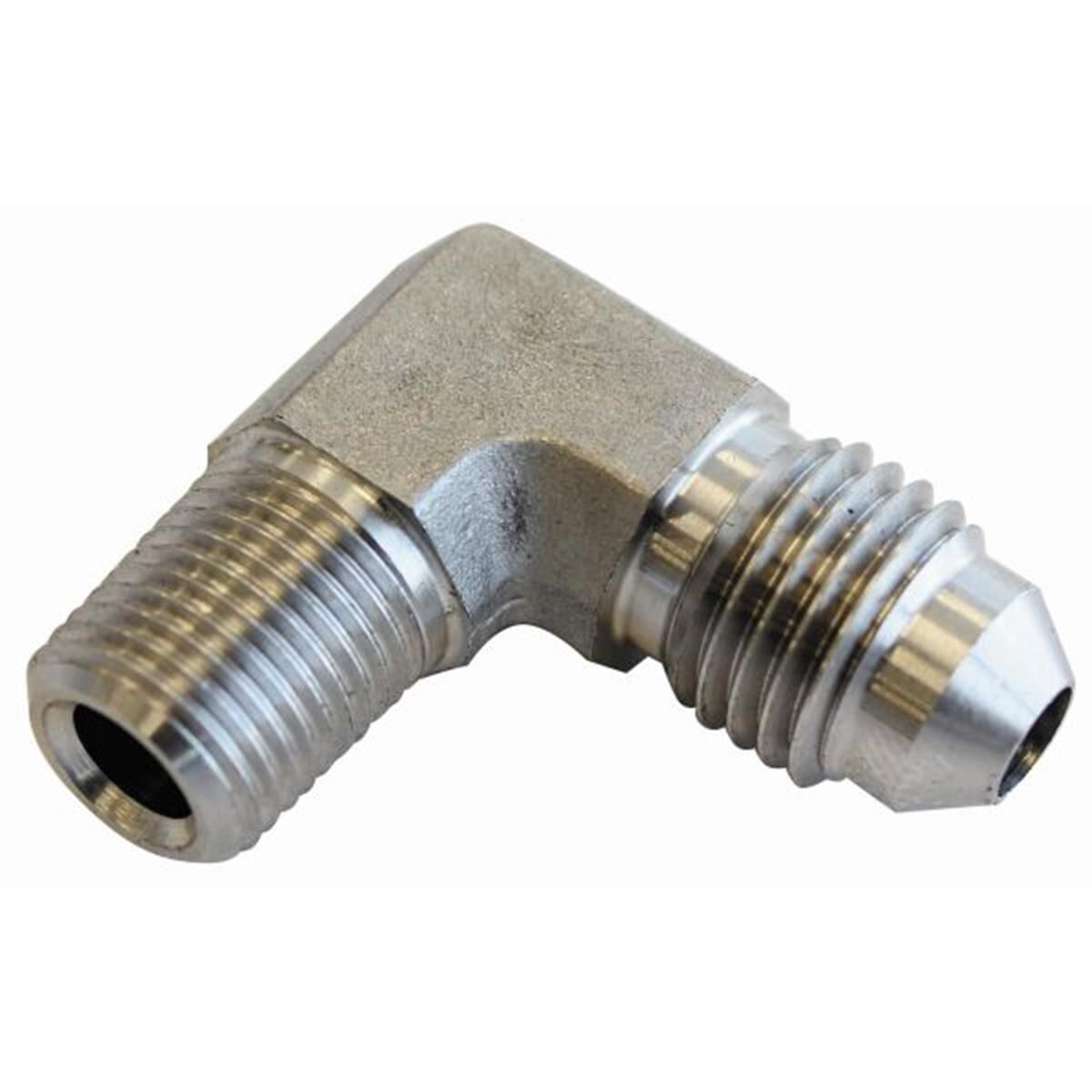 S/S 90 DEG 1/4" NPT TO -3AN, , scaau_hi-res