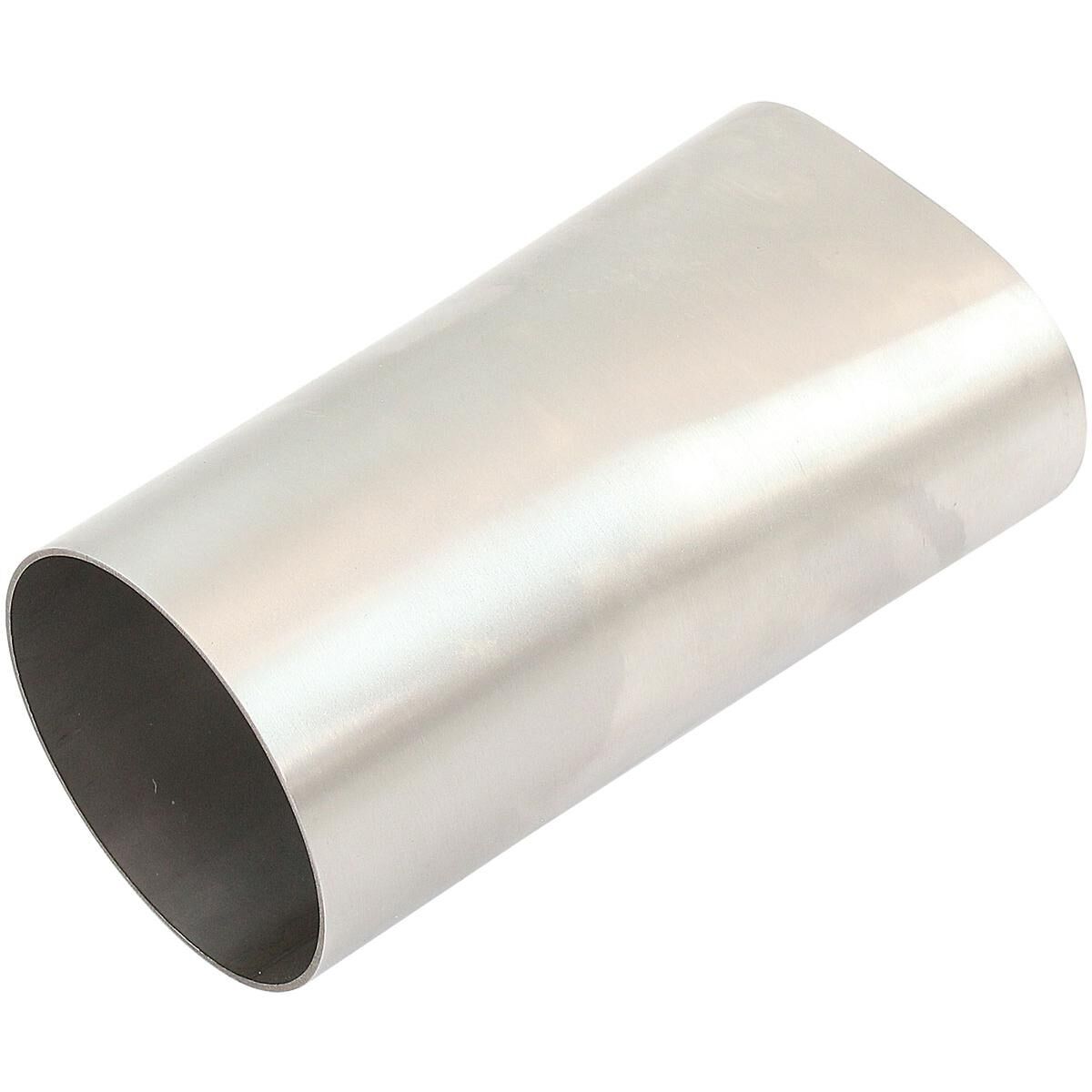 3" OVAL TO ROUND EXHAUST TUBE STRAIGHT ADAPTER 304 S/STEEL, , scaau_hi-res