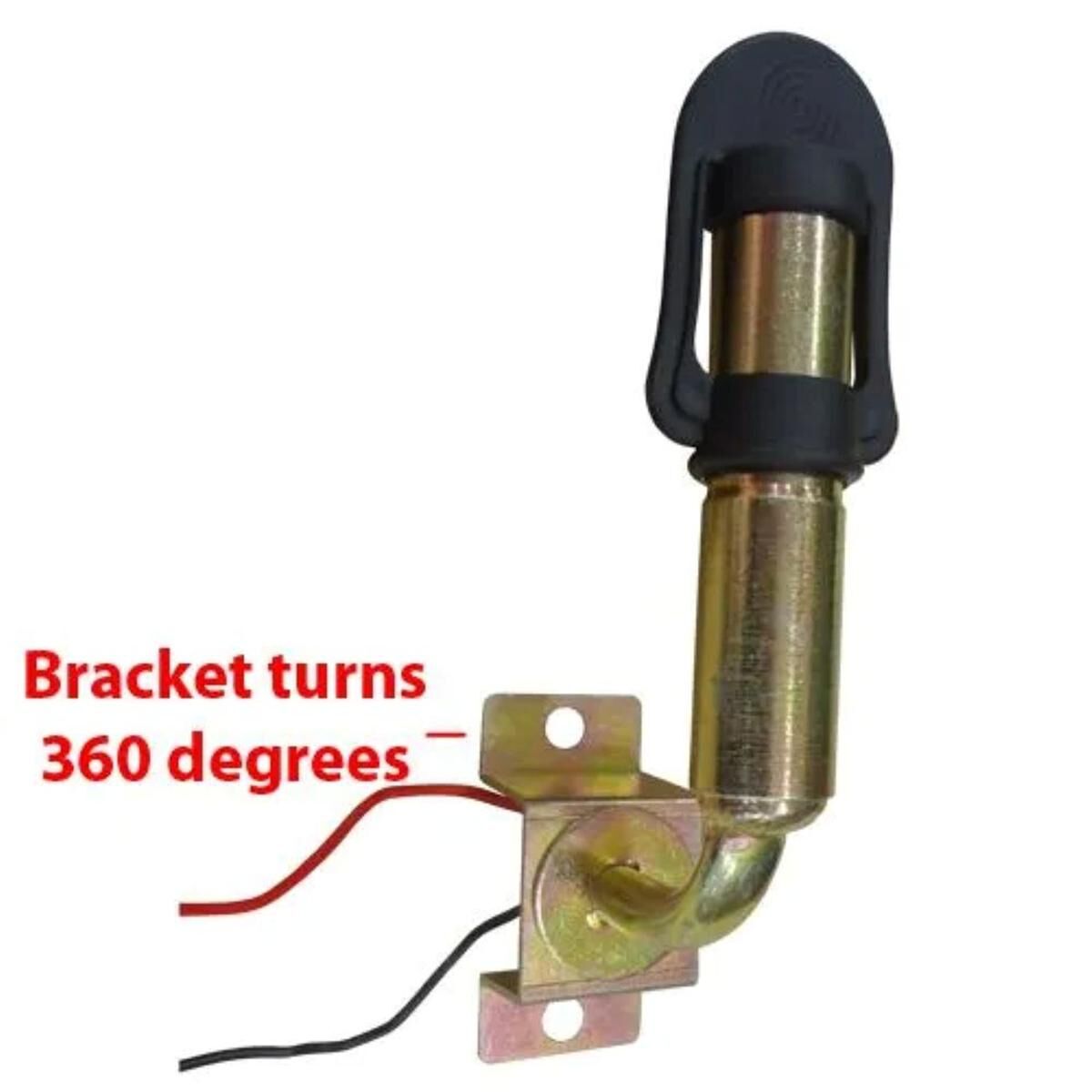 LED WARNING BEACON 2 BOLT PIPE SIDE MOUNTING BRACKET, 360 DEGREES ROTATION, , scaau_hi-res