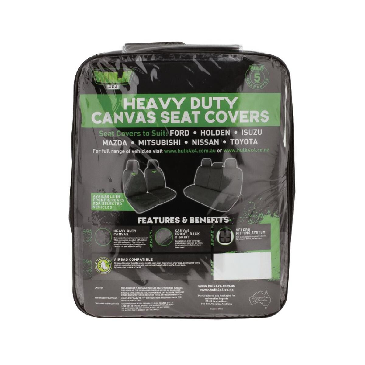 SUPERTOUGH CANVAS SEAT COVERS 70 SERIES L/CRUISER UTE FRONTS, , scaau_hi-res