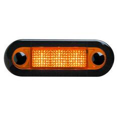 L.E.D LAMP RECTANGLR AMBER 1X3, , scaau_hi-res