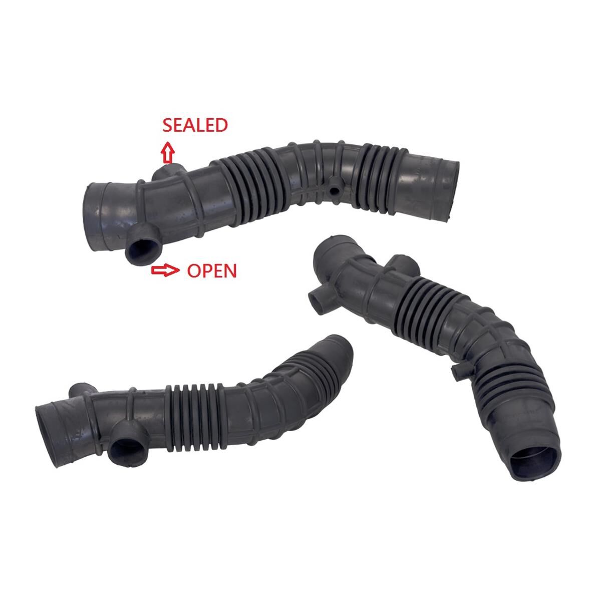 TOYOTA LANDCRUISER  FJ100 SERIES  1998 ~ 2007  AIR CLEANER HOSE  4.5 LITRE INLINE 6 PETROL- (1FZFE)  1 HOLE IS OPENED, OTHER IS SEALED., , scaau_hi-res