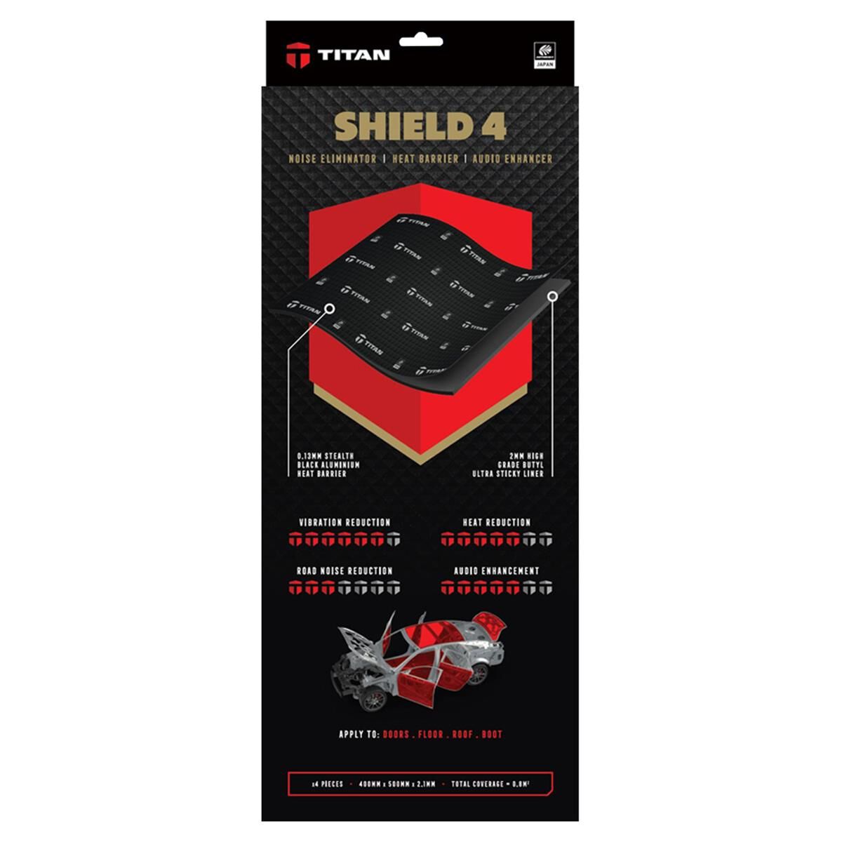 TITAN ACOUSTIC, VIBRATION DEFENCE 4 SHEETS, , scaau_hi-res