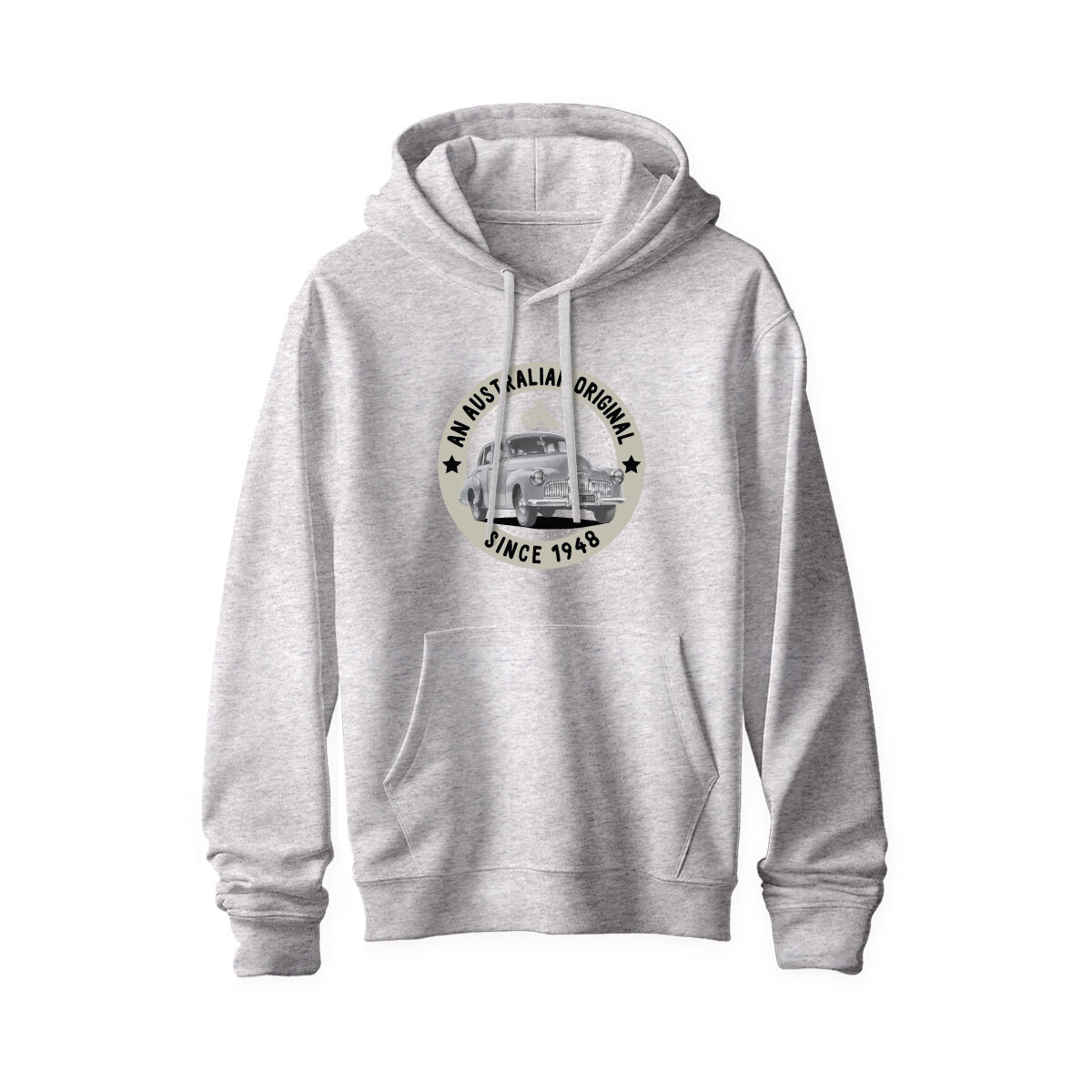 ADULT HOODIE-GREY MARLE [AN AUSTRALIAN 1948 ORIGINAL] [XL], , scaau_hi-res
